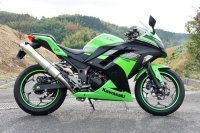 KAWASAKI Ninja250 `13〜`17 TRエキゾーストシステム アップタイプ ステンレスサイレンサー Φ100X500