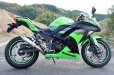 画像1: KAWASAKI Ninja250 `13〜`17 TRエキゾーストシステム ステンレスショートサイレンサー Φ83X250 (1)