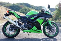 KAWASAKI Ninja250 `13〜`17 TRエキゾーストシステム ステンレスサイレンサー Φ100X500