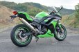 画像2: KAWASAKI Ninja250 `13〜`17 TRエキゾーストシステム アップタイプ チタンサイレンサー Φ100X500 (2)