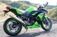 画像2: KAWASAKI Ninja250 `13〜`17 TRエキゾーストシステム チタンサイレンサー Φ100X400 (2)