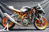 KTM RC250 TRエキゾーストシステム ステンレスサイレンサーΦ100ｘ500mm レースタイプ