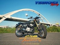 GPX Legend250Twin2/3/Brighton TRエキゾーストシステム 直管タイプマフラー