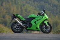 KAWASAKI Ninja 250R TRエキゾーストシステムスリップオン ステンレスサイレンサー Φ100X400