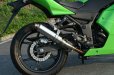 画像3: KAWASAKI Ninja 250R TRエキゾーストシステムスリップオン ステンレスサイレンサー Φ83X250 (3)