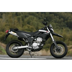 画像: KAWASAKI D-TRACKER X TRエキゾーストシステムスリップオン ステンレスサイレンサー Φ100X350