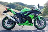 画像: KAWASAKI Ninja250 `13〜`17 TRエキゾーストシステム ステンレスサイレンサー Φ100X500