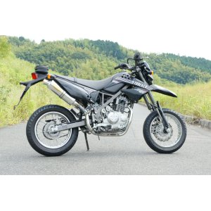 画像: KAWASAKI D-TRACKER 125 TRエキゾーストシステム チタンサイレンサー Φ100X300