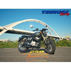 画像: GPX Legend250Twin2/3/Brighton TRエキゾーストシステム 直管タイプマフラー