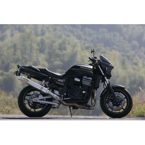 画像: KAWASAKI ZRX1200DAEG TRエキゾーストシステムスリップオン ステンレスサイレンサー Φ100X500