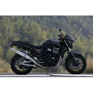 画像: KAWASAKI ZRX1200DAEG TRエキゾーストシステム ステンレスサイレンサー Φ100X500