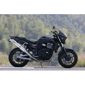 画像: KAWASAKI ZRX1200DAEG TRエキゾーストシステム アップタイプ ステンレスサイレンサー Φ100X500