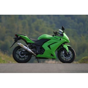 画像: KAWASAKI Ninja 250R TRエキゾーストシステム ステンレスサイレンサー Φ100X400