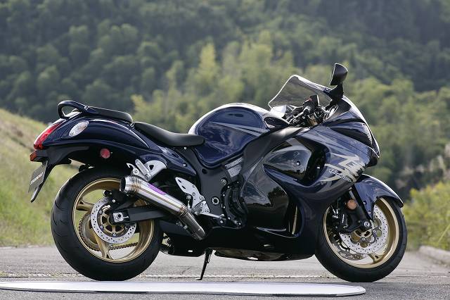 画像2: SUZUKI GSX1300R HAYABUSA `08〜'13 TRエキゾーストシステム 月光メガホン