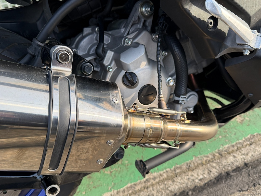 画像5: YAMAHA XMAX250 21~24 TRエキゾーストシステム ステンレス多角形サイレンサー