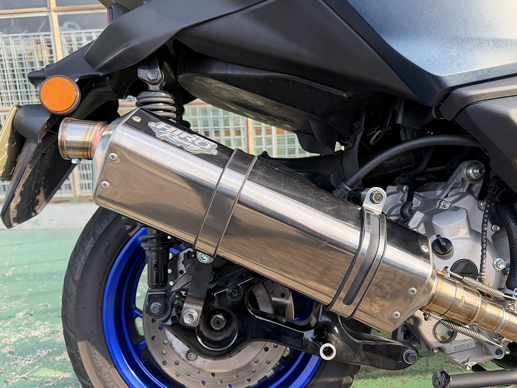 画像6: YAMAHA XMAX250 21~24 TRエキゾーストシステム ステンレス多角形サイレンサー